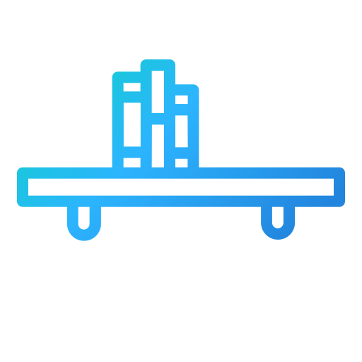 Floating glass shelf installation