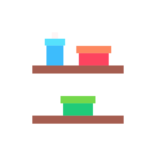 Corner shelf installation